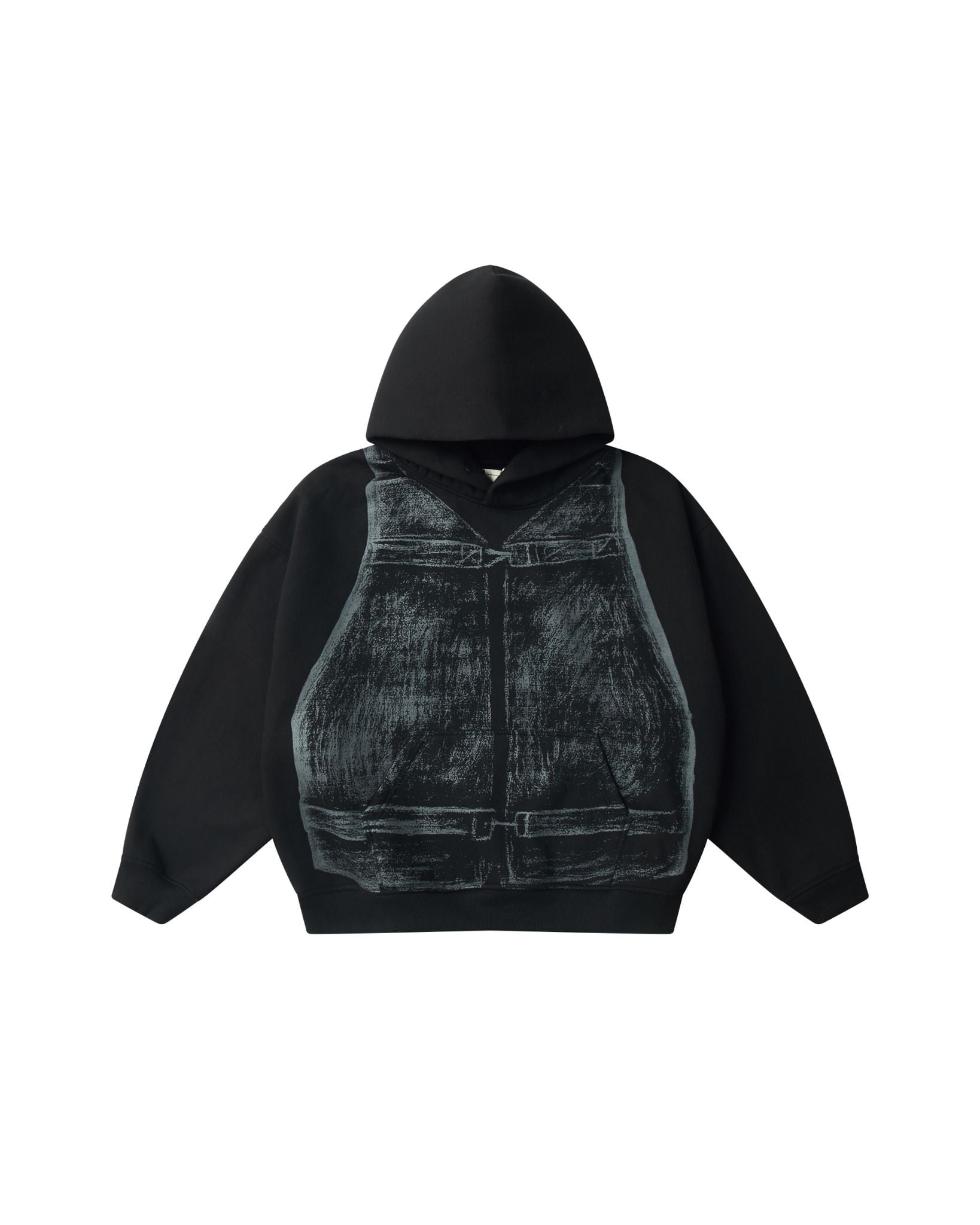 Blueprint Hoodie - Black