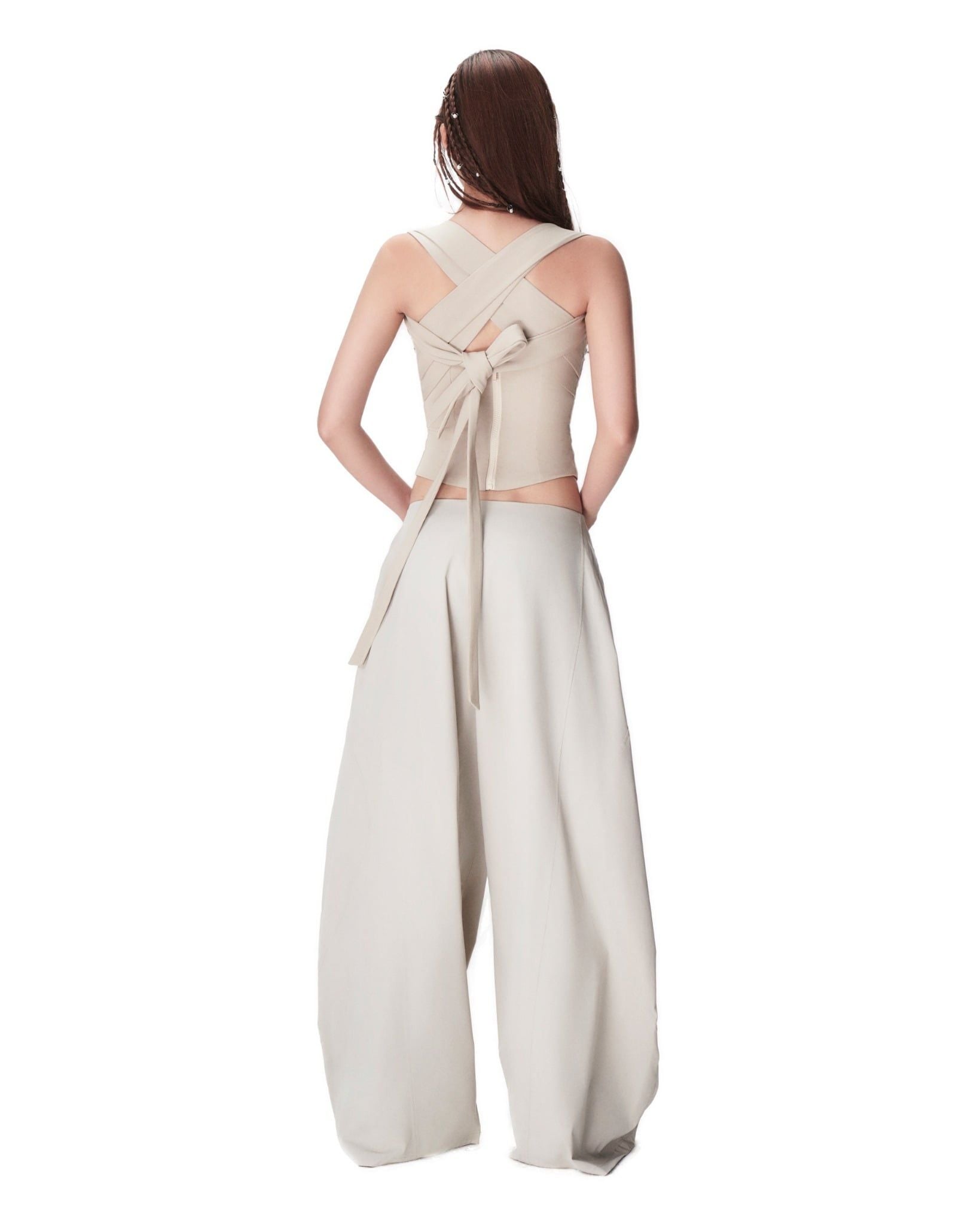 String Corset - Cream