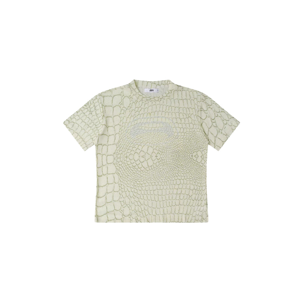 Club Print T Shirt - Vanilla