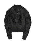 SPYDER MULTI ZIPPER FRINGE BOMBER JACKET