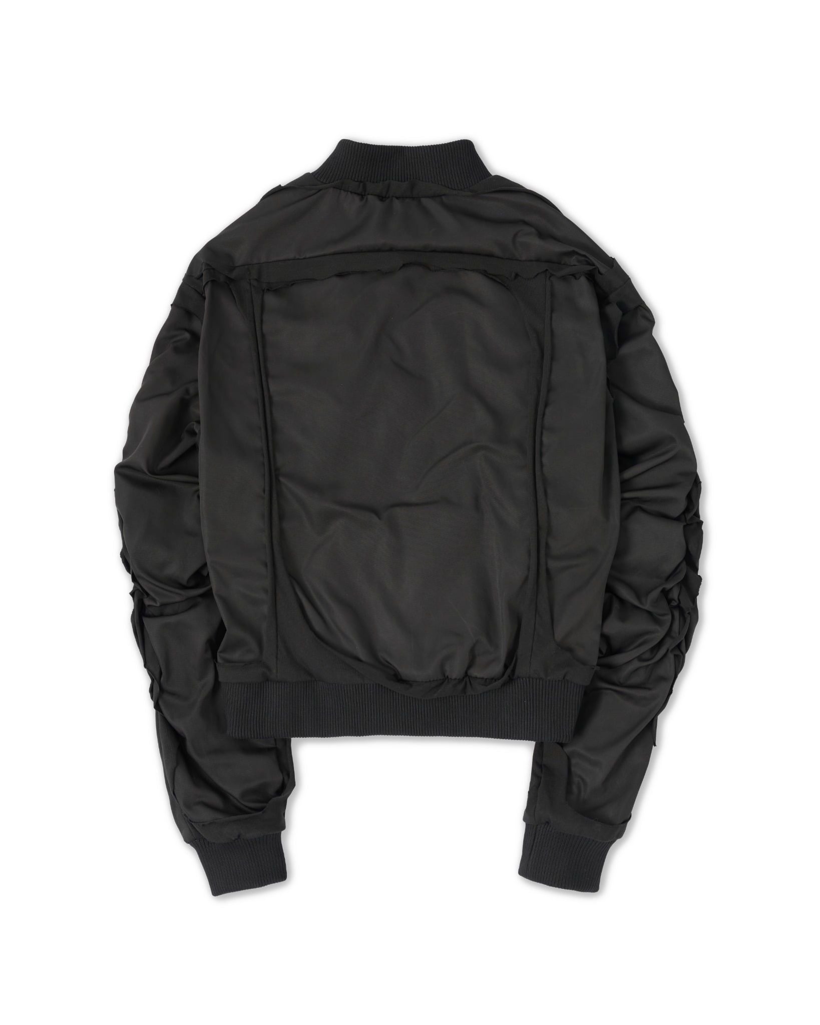 SPYDER MULTI ZIPPER FRINGE BOMBER JACKET