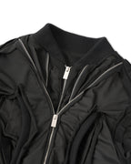 SPYDER MULTI ZIPPER FRINGE BOMBER JACKET