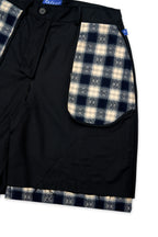 Checkered Shorts - Black