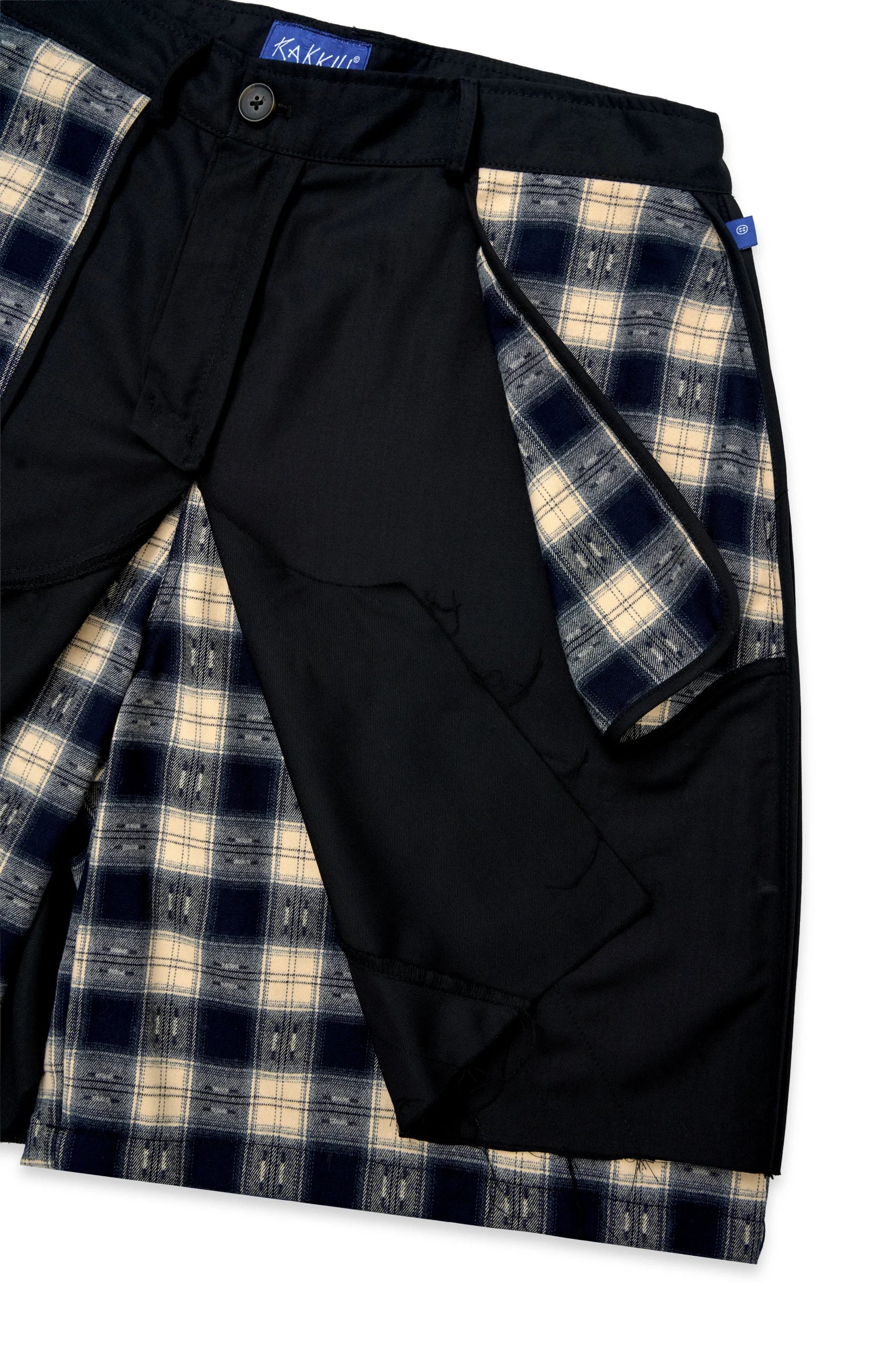 Checkered Shorts - Black