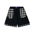 Checkered Shorts - Black