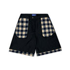 Checkered Shorts - Black