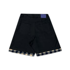 Checkered Shorts - Black