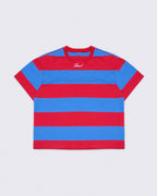 Lasol Striped T shirt - Red and blue