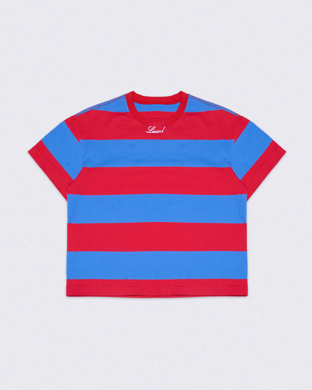 Lasol Striped T shirt - Red and blue